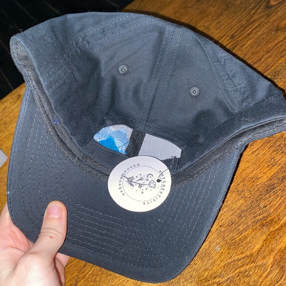Mountain Hand Embroidered Ball Cap - Picture 2 of 2